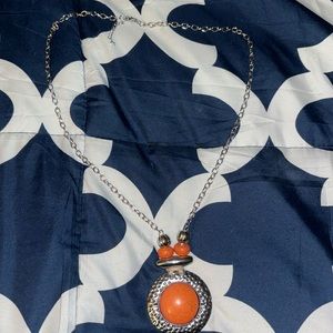 Nice big orange necklace with 2 matching sets